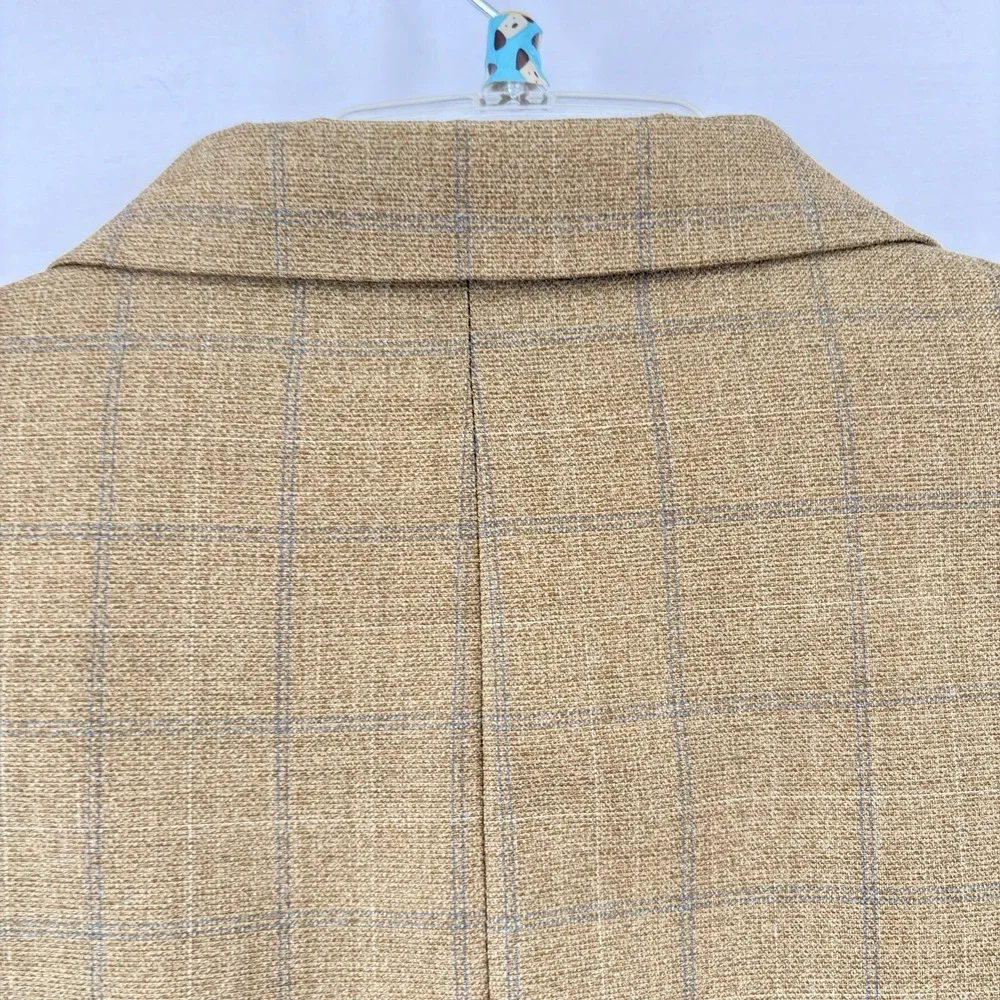Como Milano Collection Carmel Plaid‎ 3 button Lightweight Sport Coat